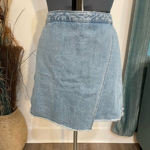 Jean Wrap Skirt